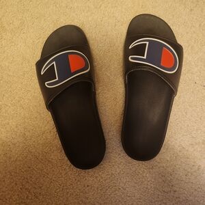 Champion Slides Men's Size 10 Black